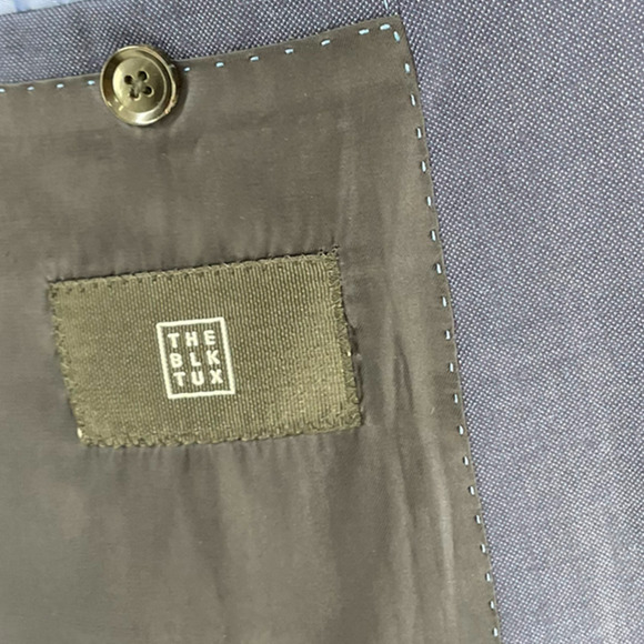 𝅺EUC The Blk Tux Men's Suit Tollegno 1900, - Picture 8 of 9